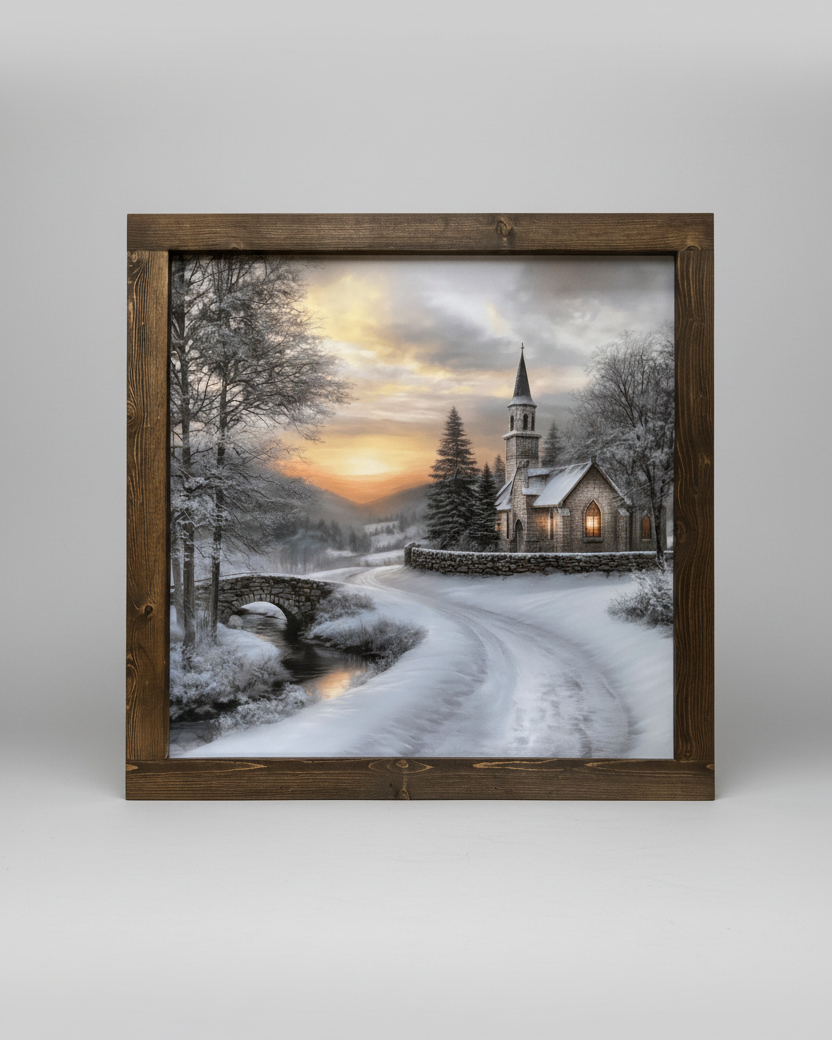 Chapel at Dusk Canvas Print Exclusive
