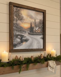 Chapel at Dusk Canvas Print Exclusive