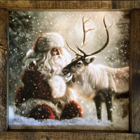 The Christmas Visit Canvas Print Exclusive