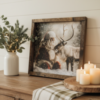 The Christmas Visit Canvas Print Exclusive