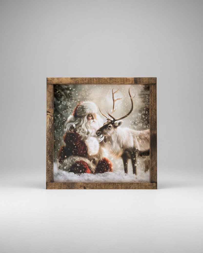 The Christmas Visit Canvas Print Exclusive