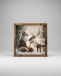 The Christmas Visit Canvas Print Exclusive
