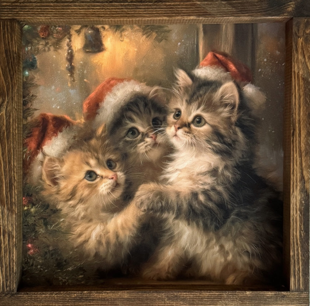 The Merry Kittens Canvas Print Exclusive