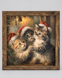 The Merry Kittens Canvas Print Exclusive