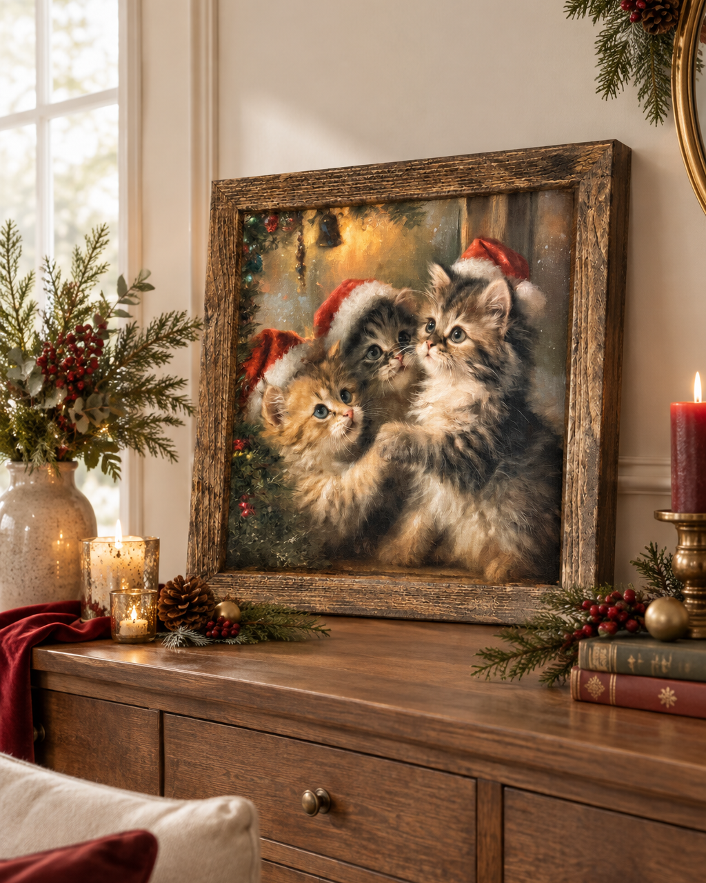 The Merry Kittens Canvas Print Exclusive