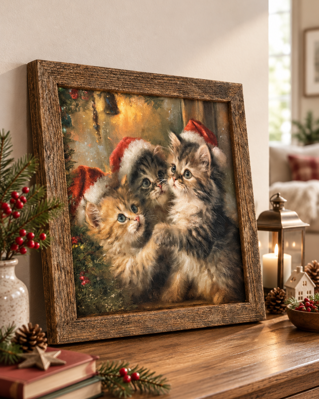 The Merry Kittens Canvas Print Exclusive