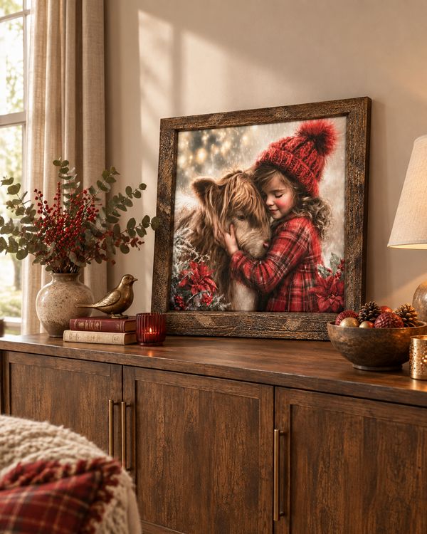 Her Best Friend Canvas Print Exclusive