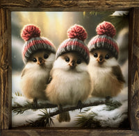 The Merry Three Canvas Print Exclusive