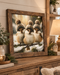 The Merry Three Canvas Print Exclusive