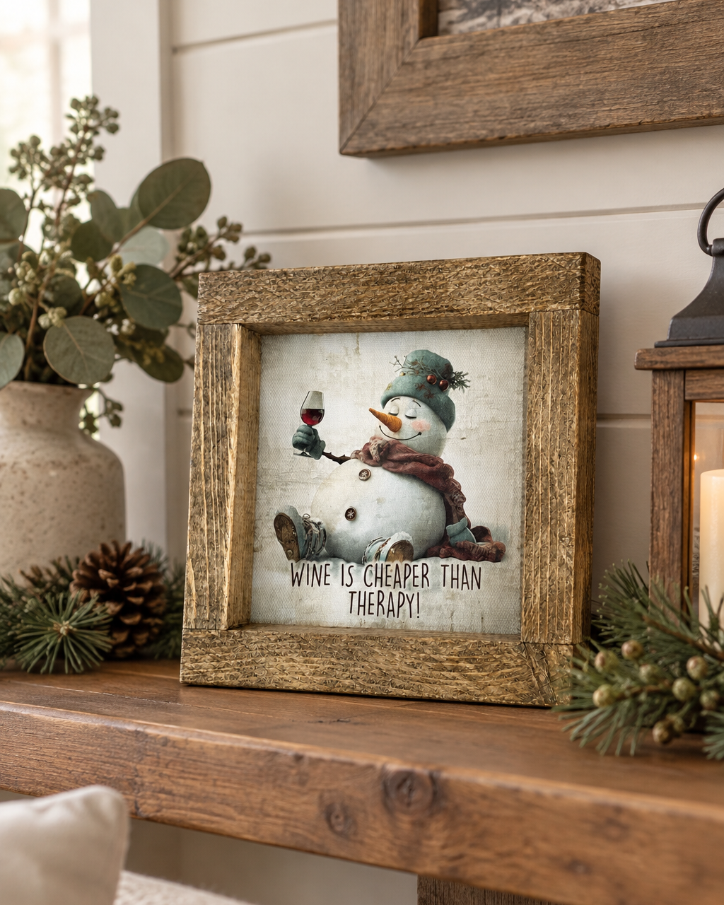 Wine is Cheaper Canvas Print