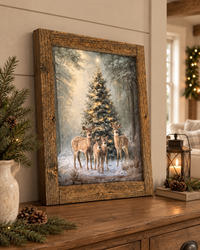 The Woodland Christmas Tree Canvas Print Exclusive