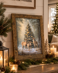 The Woodland Christmas Tree Canvas Print Exclusive