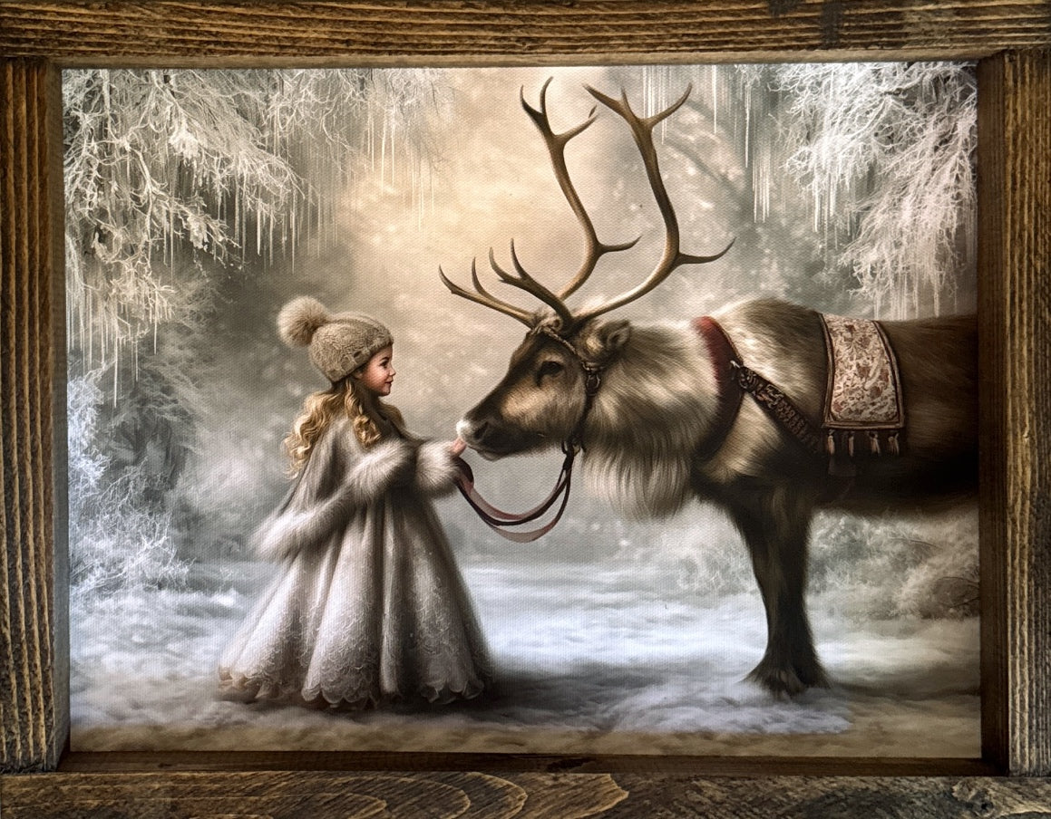 Winter's Gentle Guide Canvas Print Exclusive