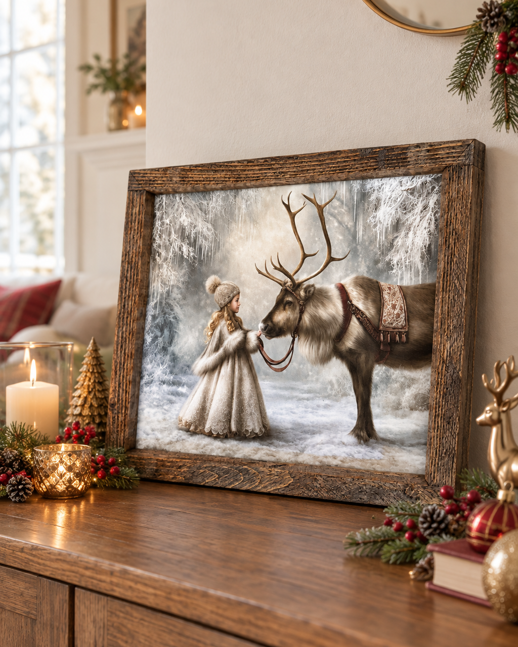 Winter's Gentle Guide Canvas Print Exclusive