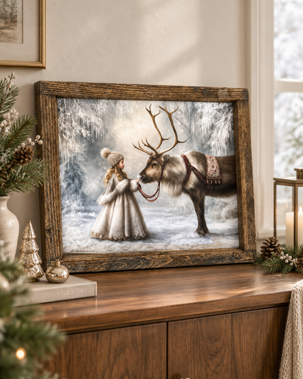 Winter's Gentle Guide Canvas Print Exclusive