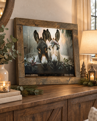 Holly and Hooves Canvas Print Exclusive