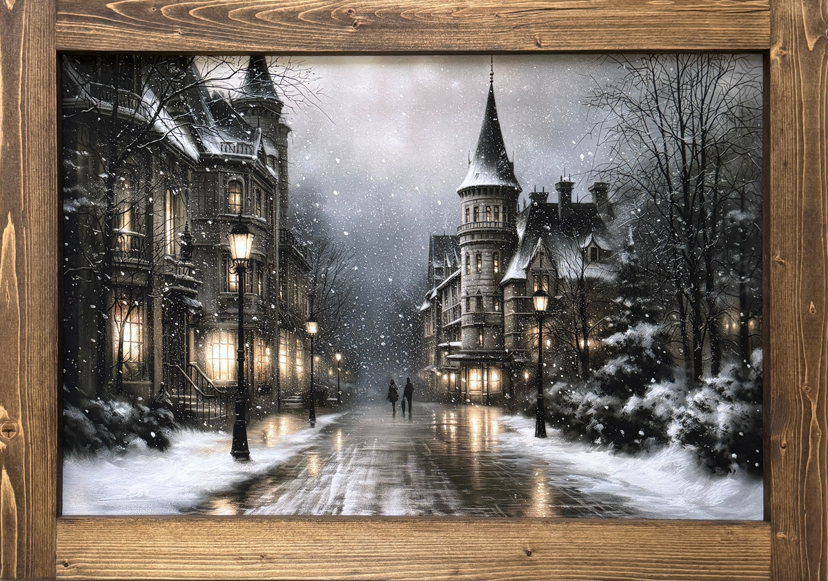 The Old Quarter Canvas Print