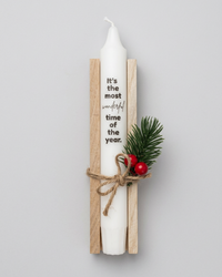 Single Taper Candle Gift Set