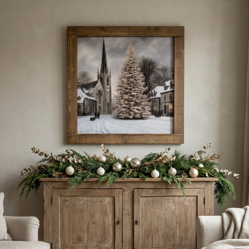 A Christmas Eve Tradition Canvas Print
