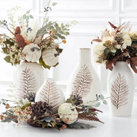 Fern Speckled Ceramic Vase