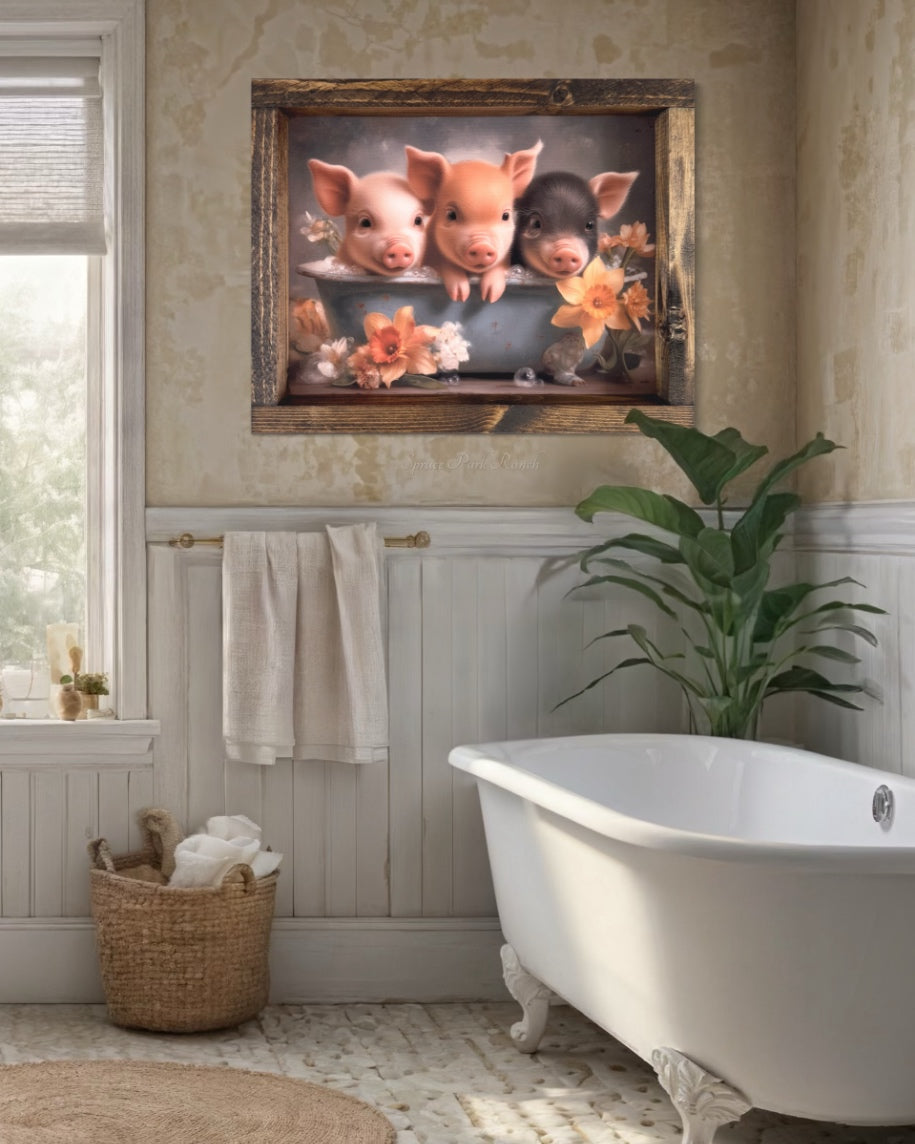 Squeaky Clean Canvas Print