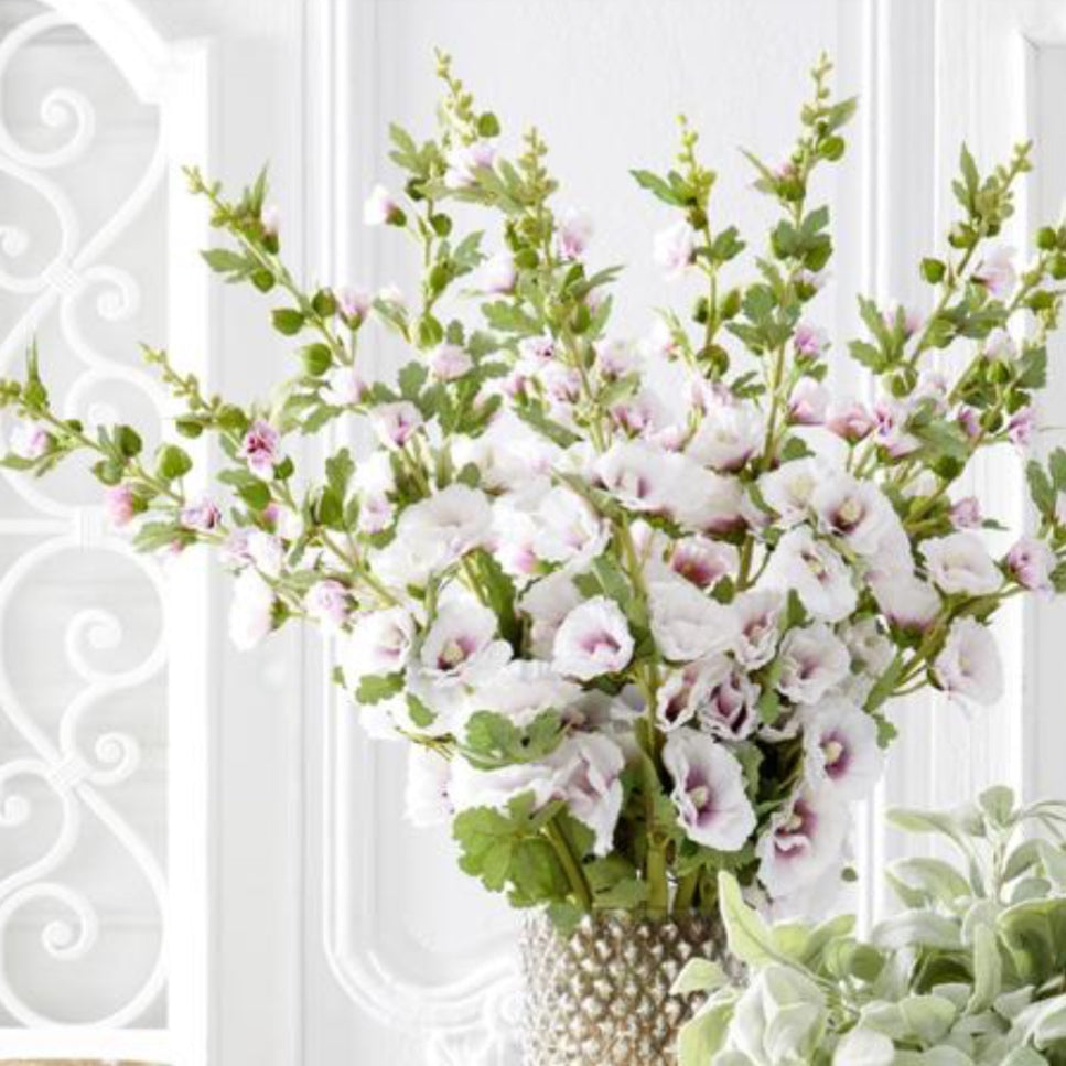 Hollyhock Stem Purple 43"