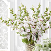 Hollyhock Stem Purple 43"