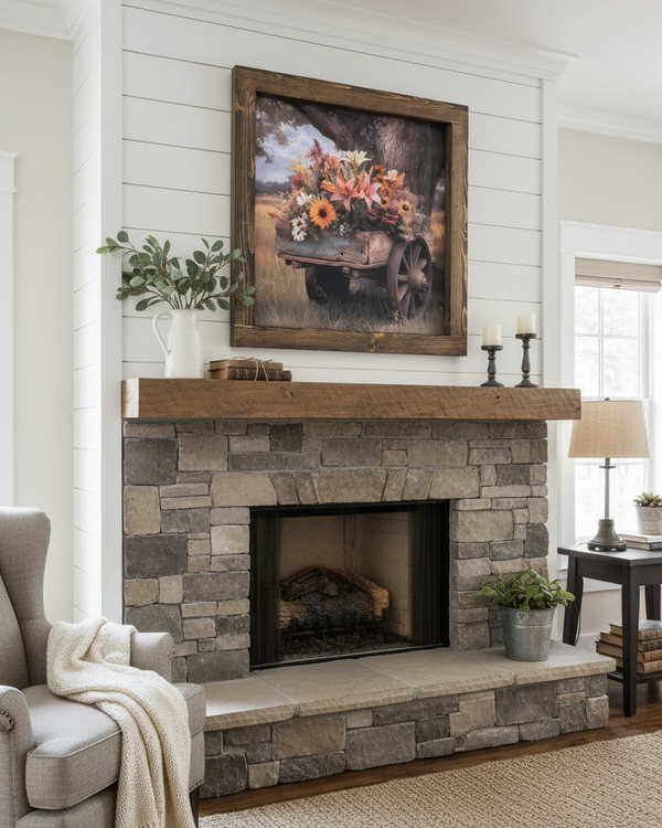 Blooms on Wheels Canvas Print