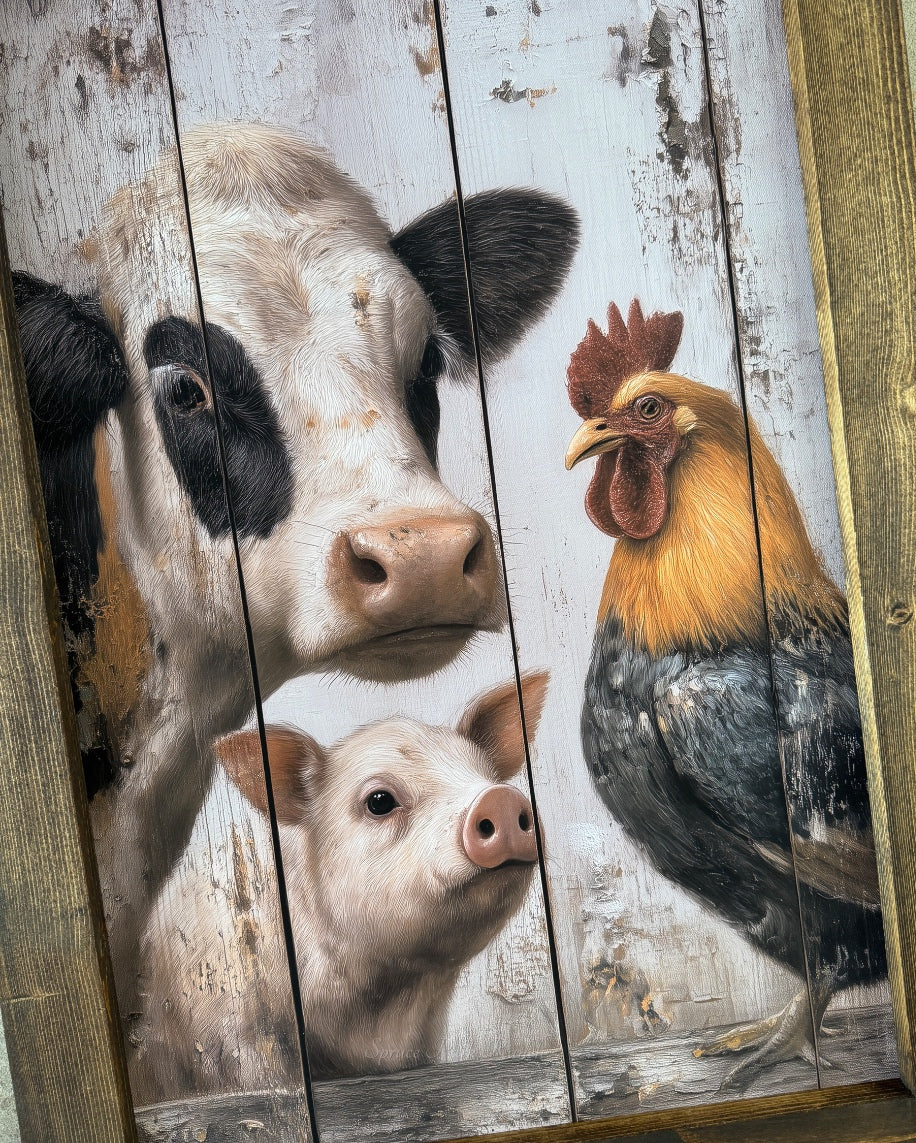 Farm Yard Pals Canvas Print