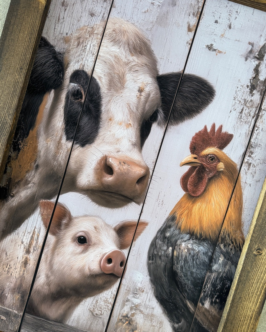 Farm Yard Pals Canvas Print