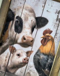 Farm Yard Pals Canvas Print