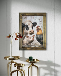 Farm Yard Pals Canvas Print