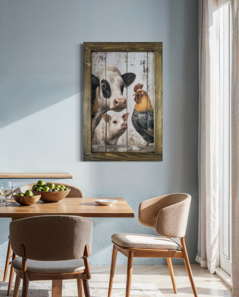 Farm Yard Pals Canvas Print