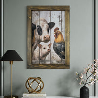 Farm Yard Pals Canvas Print