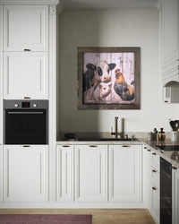 Farm Yard Pals Trio Canvas Print