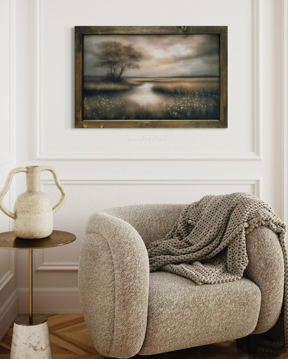 Dusky Wetland Canvas Print