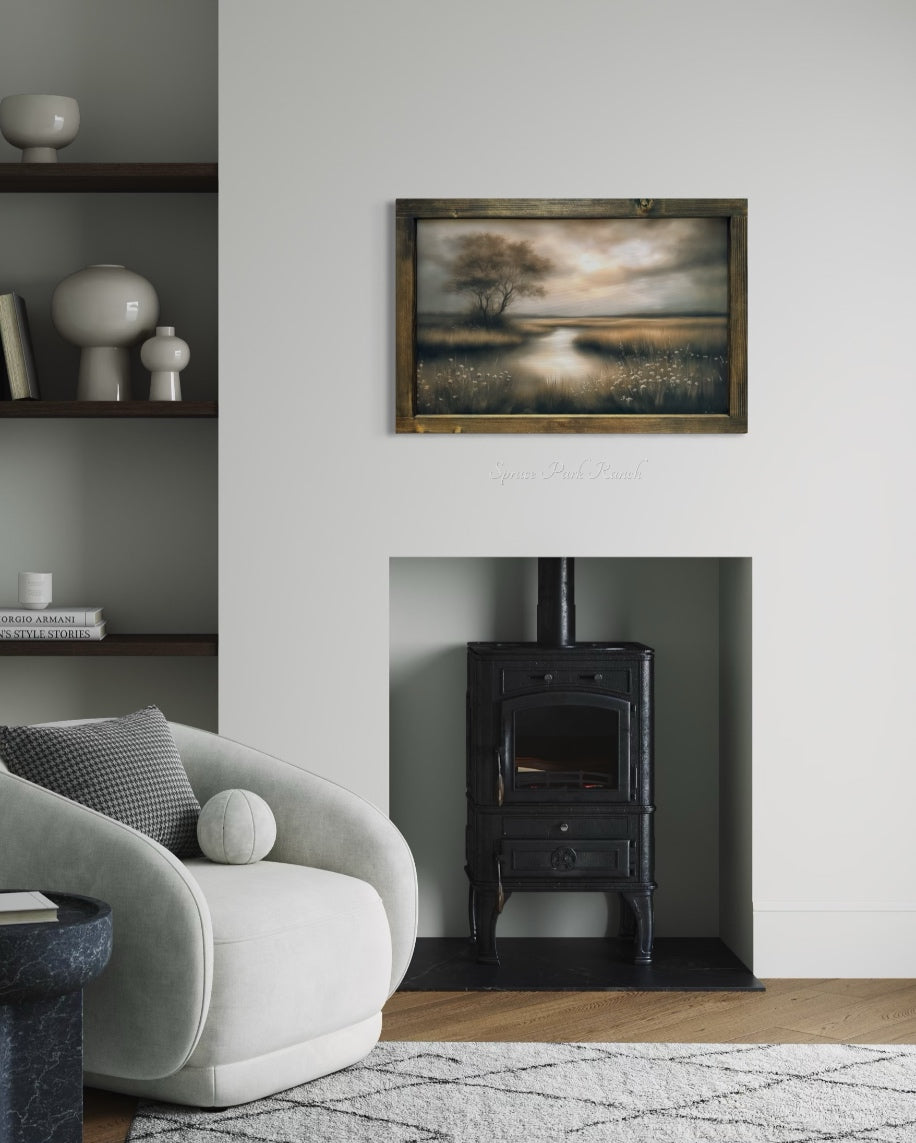 Dusky Wetland Canvas Print