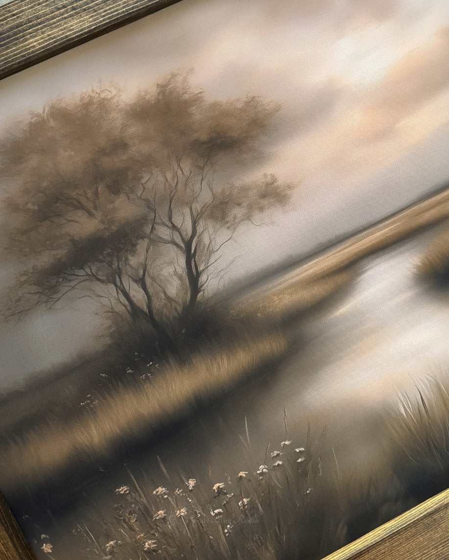 Dusky Wetland Canvas Print