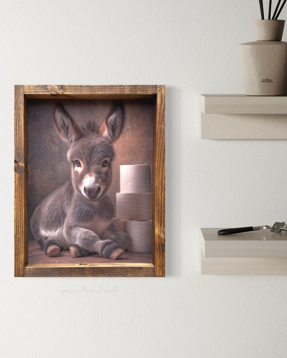 Just Here for the Rolls Canvas Print