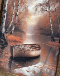 Stillboat Canvas Print