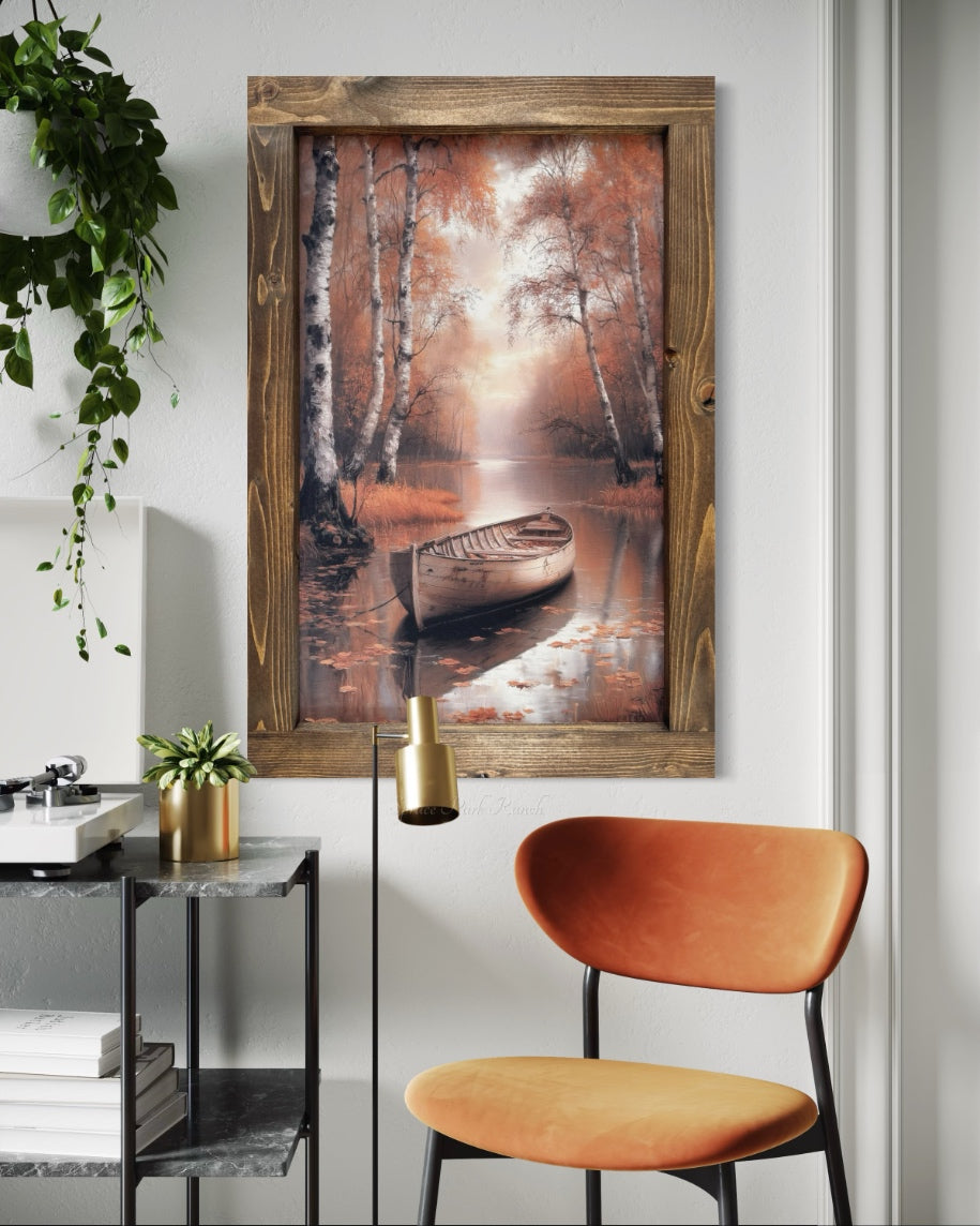 Stillboat Canvas Print