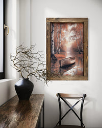 Stillboat Canvas Print