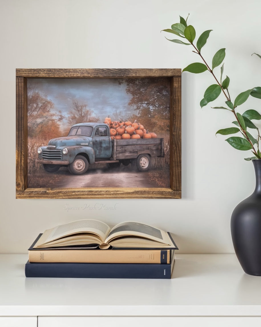 Patchwork Pickup Canvas Print
