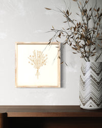 Reversible Tree and Bouquet Wood Sign