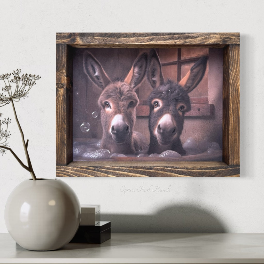 Soapy Sidekicks Canvas Print