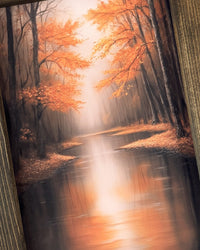 Where the Leaves Drift Canvas Print