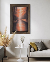 Where the Leaves Drift Canvas Print