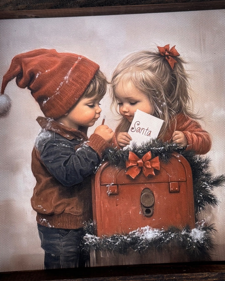 Little Hands Big Dreams Canvas Print