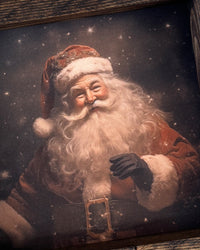 Vintage Santa Canvas Print
