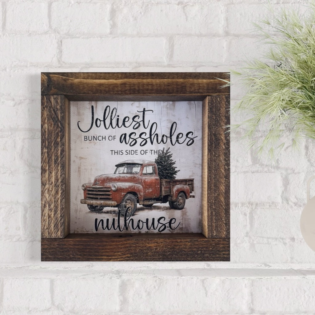 Jolliest Bunch Canvas Print